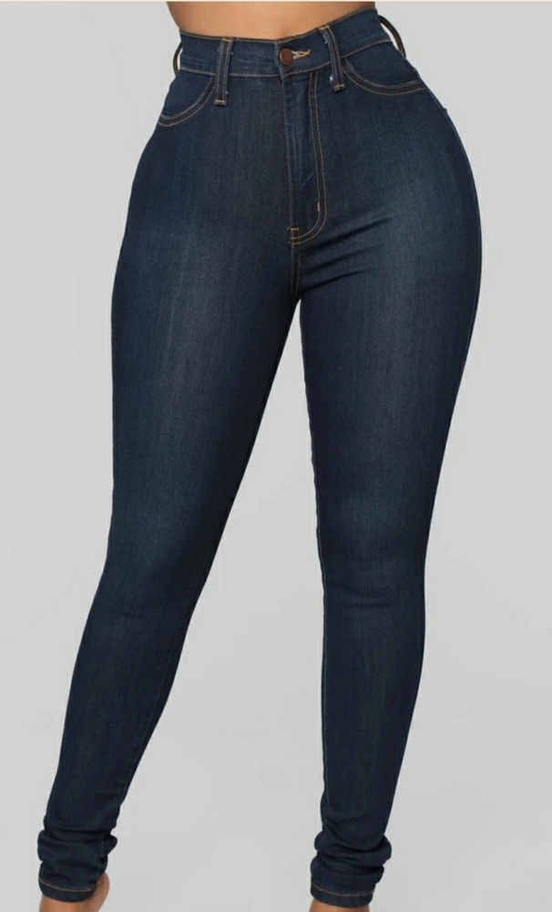 Fashionnova Classic High Waist Skinny Jeans - Dark